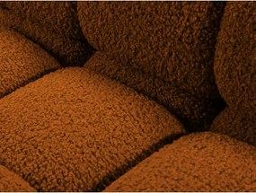 Оранжев модул за диван от букле (десен ъгъл) Bellis – Micadoni Home