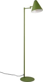 Зелена подова лампа с огъваща се структура (височина 126,5 cm) Cosima – Trio