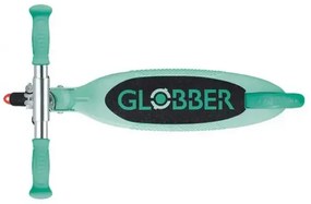 Детска сгъваема тротинетка с две светещи колела Globber Flow Foldable Junior Lights - ментова