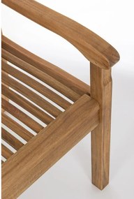 Градинска пейка от масивно дърво в естествен цвят Noemi – Bizzotto