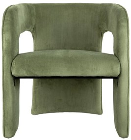 Зелено кресло от рипсено кадифе Vigor – Leitmotiv