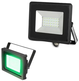 LED Прожектор LED/20W/230V IP65 зелена светлина