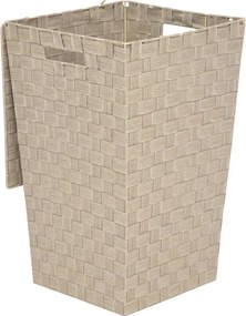 Кош за пране 5five Lise, Бежов, 33x33x53 cm - Зелен