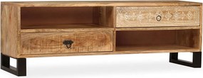 244940 vidaXL ТВ шкаф, мангово дърво масив, 120x30x40 cм
