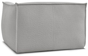 Светлосиво кресло от прежда с примки от букле Giorgia – Bobochic Paris