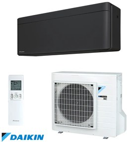 Инверторен климатик Daikin Stylish FTXA35BB/RXA35A, 12000 BTU, 25 м2, A+++/A+++, Wi-Fi, R-32, Черен