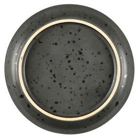 Зелена/черна десертна глинена чиния ø 17 cm Gastro Green/Black – Bitz