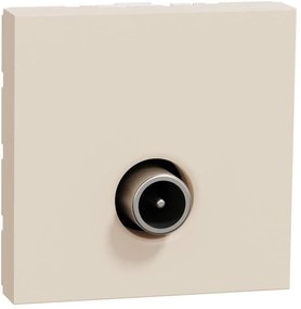 SE Розетка TV тип коаксиал 1.5dB 2 мод. цвят Крем Unica  - NU346244
