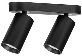 Rabalux 73082 - Точково осветително тяло YORLI 2xGU10/7W/230V черно