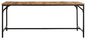 373606 vidaXL Трапезна маса, 180x90x75 см, грубо мангово дърво масив