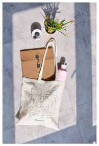 Кремава платнена чанта - Bonami