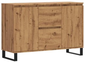 857269 vidaXL Сайдборд, дъб артизан, 101,5x35x70 см, инженерно дърво