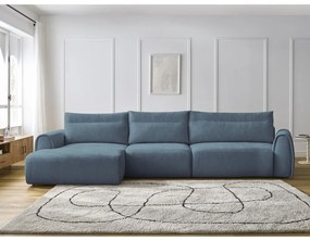 Син ъглов диван Aden – Bobochic Paris
