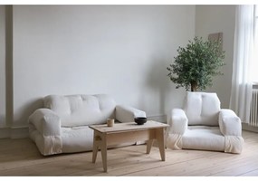 Жълт разтегателен диван 140 cm Hippo - Karup Design