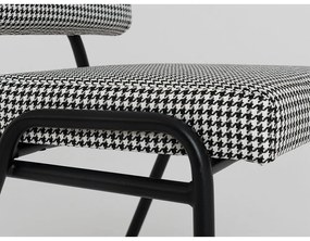 Бял и черен стол за хранене Simple - CustomForm