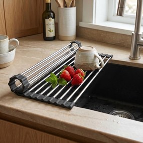 Сгъваем сушилник за мивка REA P12298 Black