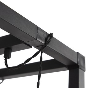 Интелигентна подова лампа черна 3-светлина с WiFi G95 - Big Cage