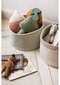 Син и кремав ръчно изработен памучен килим подходящ за пране 90x130 cm Gastro Vintage Blue – Lorena Canals