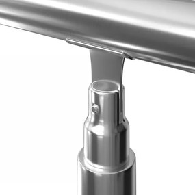 Стълбищен парапет от неръждаема стомана без стъпала dĺžka 80 cm