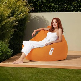 Градински пуф Premium XXL, цвят Оранжев