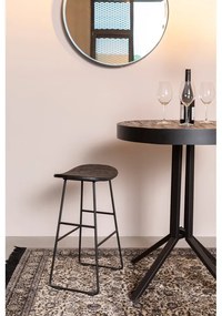Черен бар стол 2 бр. (височина на седалката 62 cm) Tangle – White Label