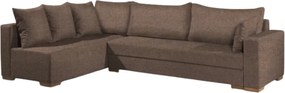 Ъгъл диван Trendy-Right-265φ 165β cm.-Chocolate