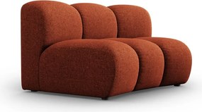 Модулен диван в тухлен цвят (среден модул) Lupine – Micadoni Home