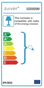 Настолна лампа с черна основа Urban - Zuiver