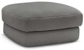 Тъмносива табуретка от прежда с примки от букле Leonore – Bobochic Paris