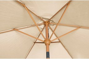 Бежов чадър ø 300 cm Wood – Rojaplast