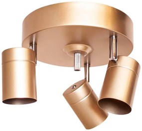 ByRydens 4200710-6501 - Спот CORRECT 3xGU10/7W/230V, златист, Ø 20 см