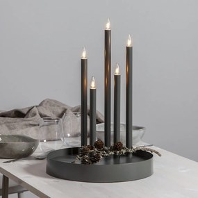 Черна светлинна декорация ø 32 cm Deco - Star Trading