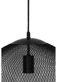 Матово-черно висящо осветително тяло с метален абажур ø 50 cm Reilley – Light &amp; Living