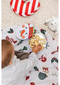 Декоративна възглавница с коледен мотив от флийс 50x30 cm Candy Cane – Catherine Lansfield