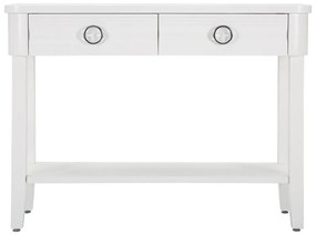 Конзолна маса от бяла ела 40x110 cm Shine - Mauro Ferretti