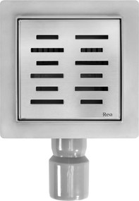 Линеен отводнител REA LINE Nickel Brush 12x12