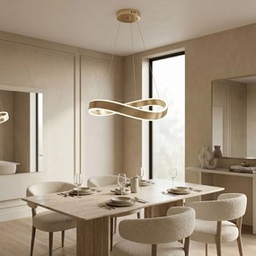 ВИСЯЩА ТАВАННА ЛАМПА SWE067-CP 60cm BRUSH GOLD