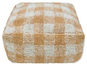 Детски пуф в цвят жълта охра Vichy Honey – Lorena Canals