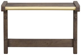 Тъмнокафява дъбова закачалка за стена Inverness - Rowico