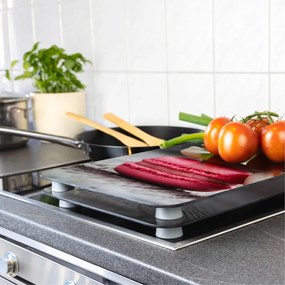 Комплект от 2 стъклени капака за печка , 52 x 30 cm Macarons - Wenko