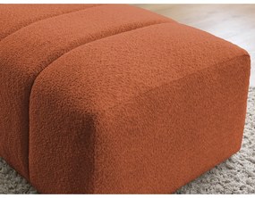 Теракотена табуретка от прежда с примки от букле Annecy – Bobochic Paris