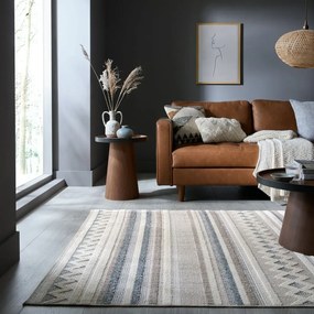 Сиво-бежов килим подходящ за пране 116x170 cm Everette – Flair Rugs