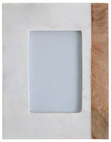 Каменна рамка в бял и естествен цвят 18x23 cm Sena - Premier Housewares