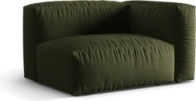 Зелен модул за диван (десен ъгъл) Martina – Micadoni Home
