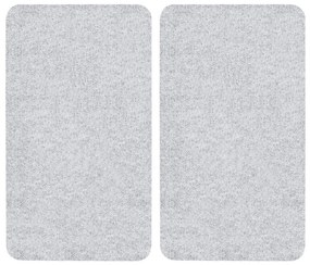 Капаци за печки от закалено стъкло в комплект от 2 броя 52x30 cm Transparent - Allstar