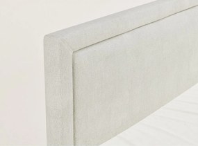 Кремаво боксспринг легло 200x200 cm с място за съхранение Fresco – Maison de Rêve