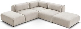 Бежов ъглов диван (променлив) Jeanne - Bobochic Paris