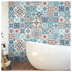 Комплект от 60 стикера за стена Tiles Azulejos , 10 x 10 cm Antibes - Ambiance