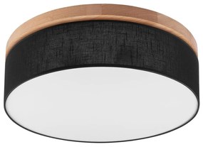 Brilagi - LED Плафон BELLADONNA 3xE27/15W/230V черен/дъб