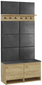 Закачалка за стена в коридора Craft/ Grey
